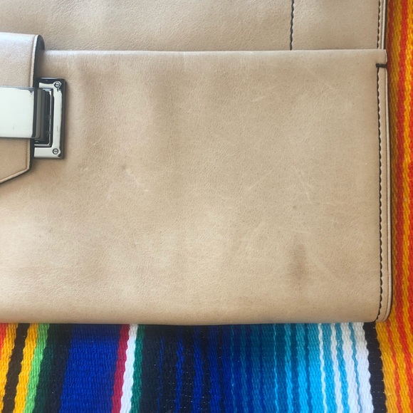 Reed Krakoff Tan Beige Leather Clutch Bag - Picture 4 of 8